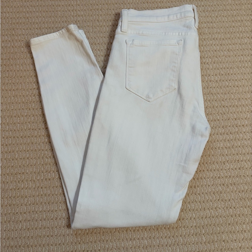 J. Crew Women's White Skinny Jeans